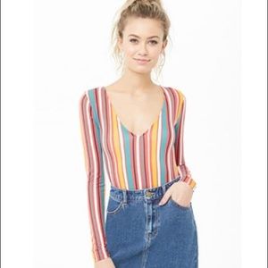 ❄️ Striped Body Suit ❄️